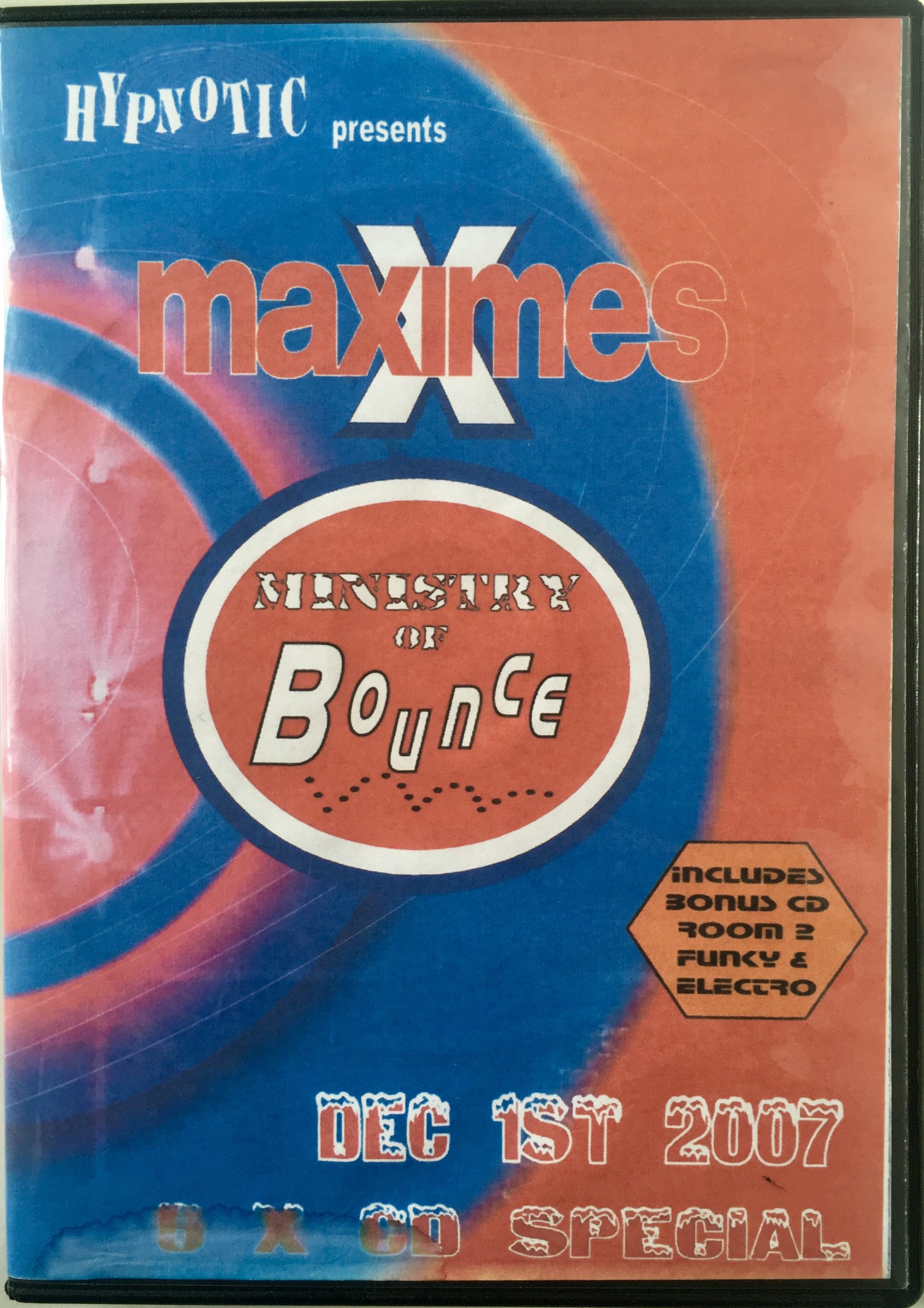 Maximes Ministry of Bounce - December 1st 2007 front