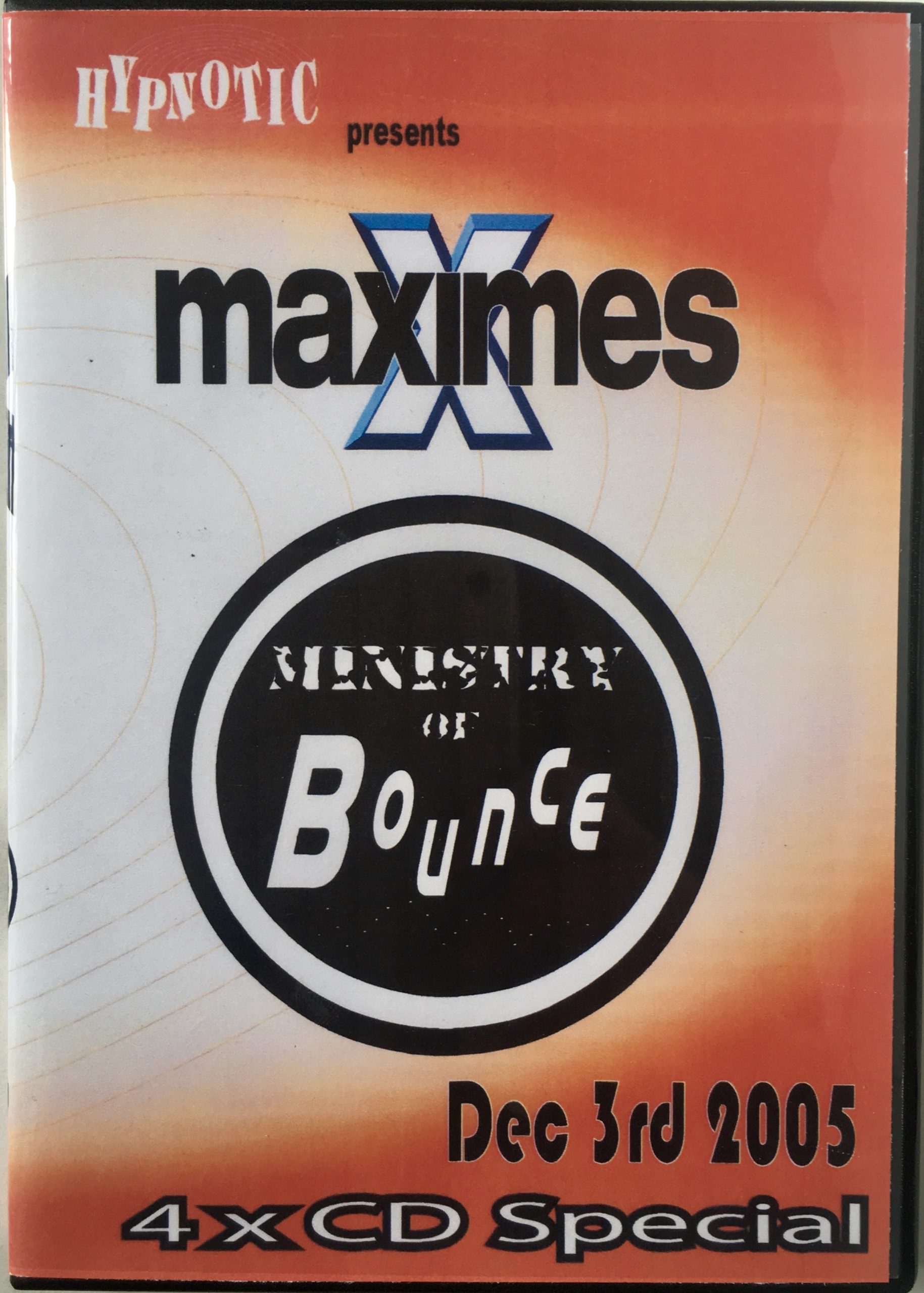 Maximes Ministry of Bounce - December 3rd 2005 front