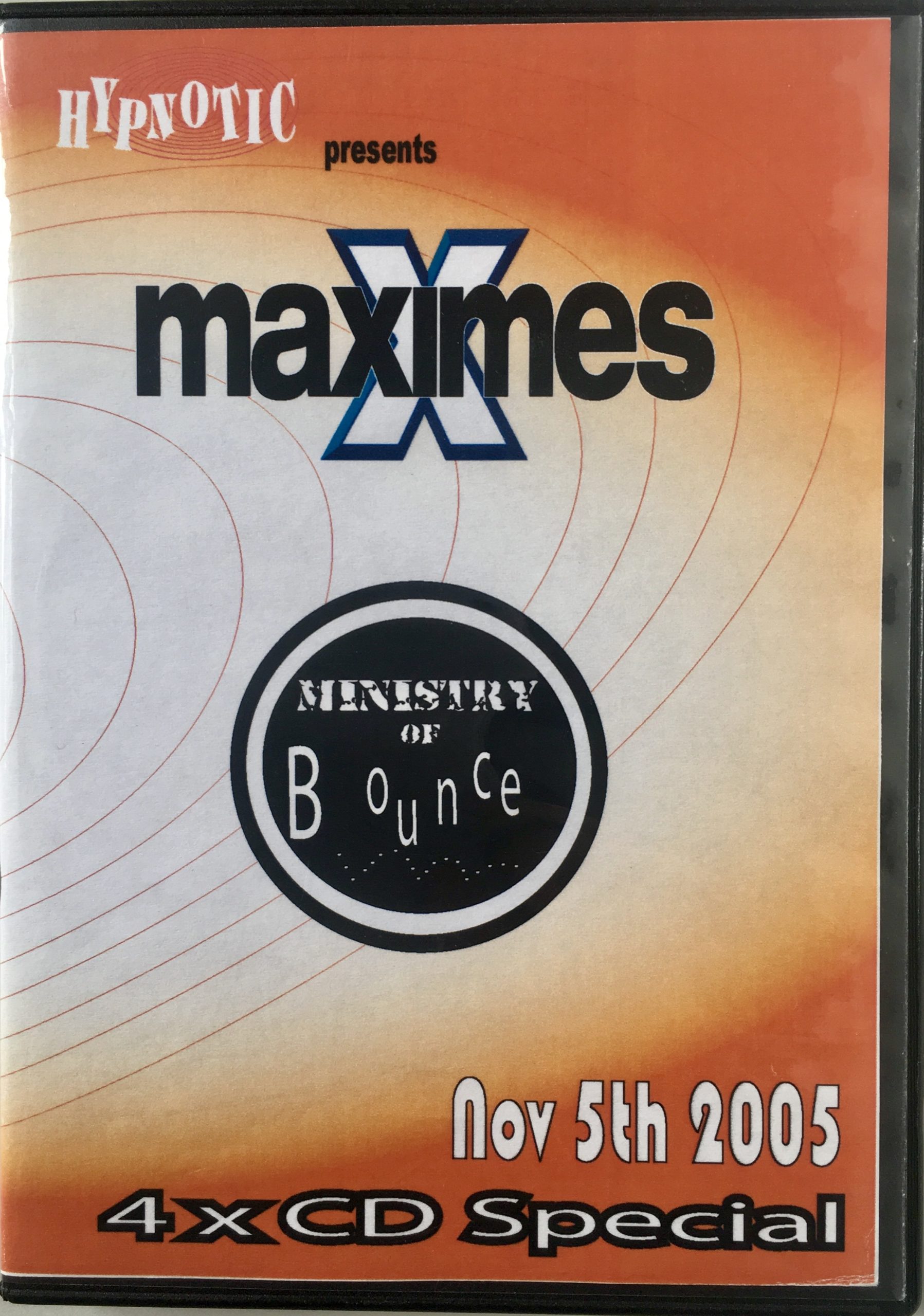 Maximes Ministry of Bounce - November 5th 2005 front