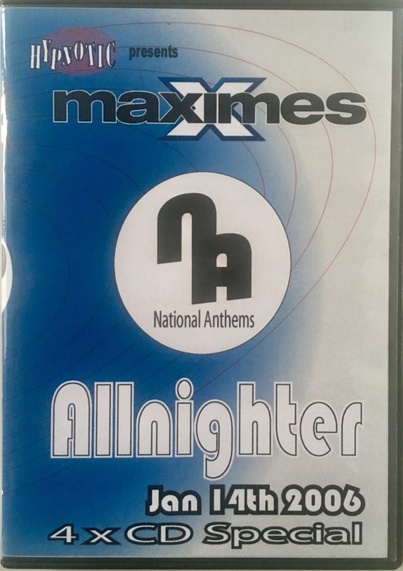 Maximes National Anthems - January 14th 2006 front