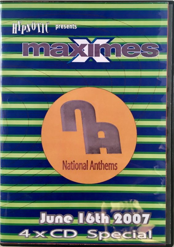 Maximes National Anthems - June 16th 2007 front