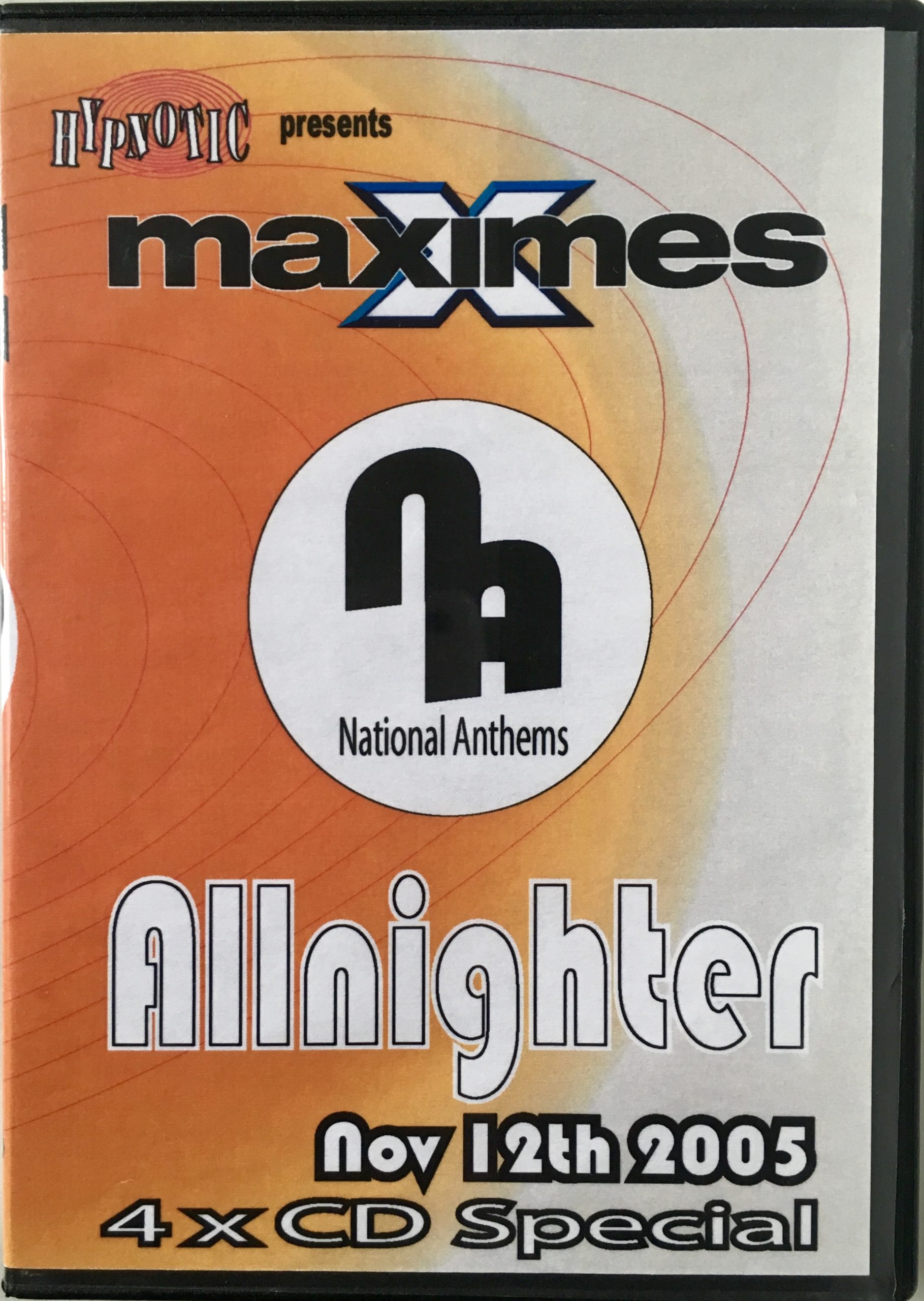Maximes National Anthems - November 12th 2005 front