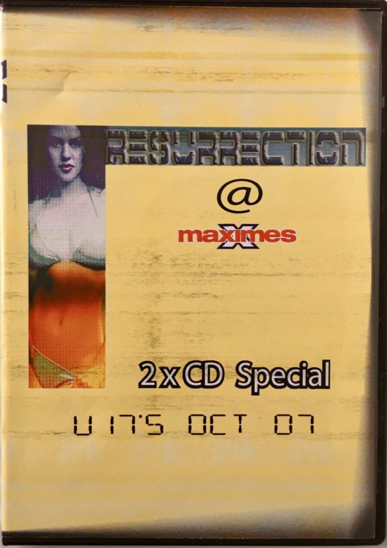 Maximes Resurrection U17's Night - October 10th 2007 front