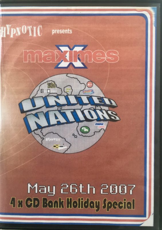 Maximes United Nations Bank Holiday Special - May 26th 2007 front