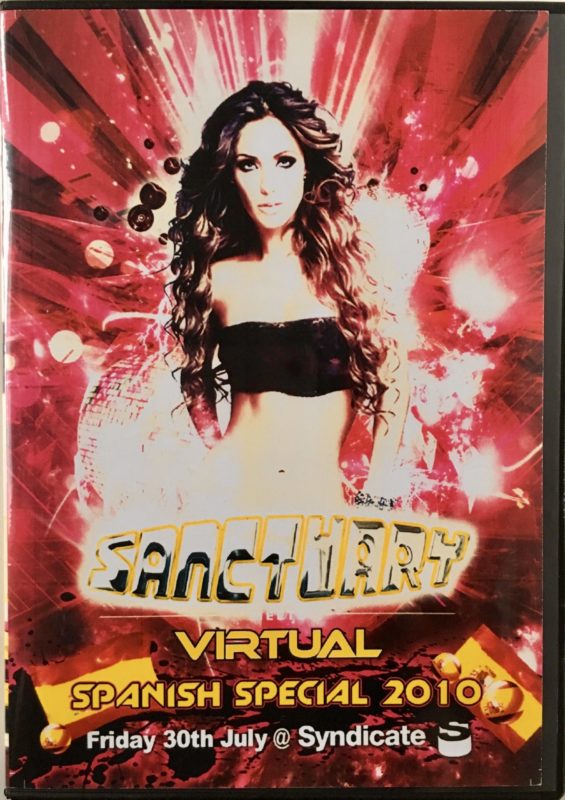 Sanctuary meets Virtual ‘Spanish Special’ @ Syndicate, Blackpool – 30th July 2010 front Sanctuary meets Virtual 'Spanish Special' @ Syndicate, Blackpool - 30th July 2010 front
